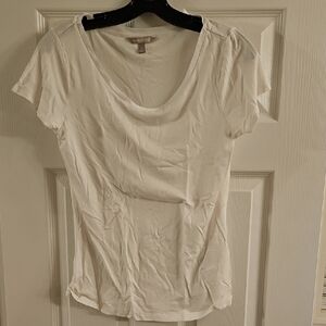 Banana Republic Classic White Short Sleeve Top
